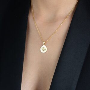 Colar Dourado Religioso Medalha Espirito Santo